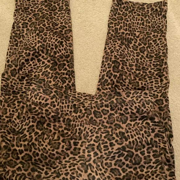 Gap Animal Print Carpenter Pants. Sz. 12 Long - Picture 3 of 4